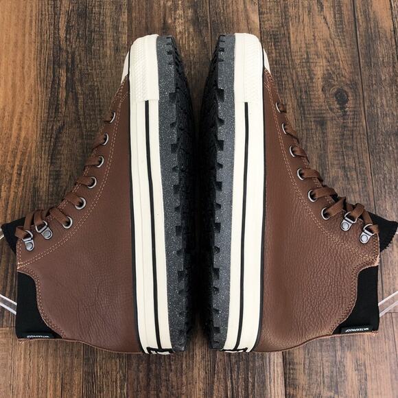 Converse Chuck Taylor All Star City Trek Waterproof Boot Men Size 10 Brown Black - Picture 6 of 14